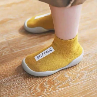 ใหม่ รองเท้าเด็กหัดเดินข้อสั้น รองเท้าเด็ก นุ่ม พื้นยาง กันลื่น Size 11-14 cm