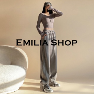 EMILIA SHOP  กางเกงขายาว กางเกงขายาวผู้หญิง สไตล์เกาหลี  fashion ทันสมัย High quality Trendy A93L4RZ 36Z230909