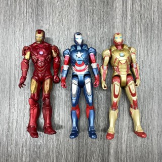 Hasbro Marvel Series 12 ซม. ไอรอนแมน ไอรอนแมน ของเล่นเด็กผู้ชาย ข้อต่อขยับได้ เครื่องประดับขนาดเล็ก 10 ซม.