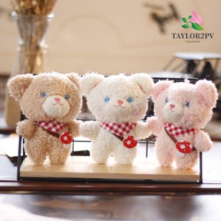 Taylor2pv พวงกุญแจ จี้ตุ๊กตาหมี กระต่ายน่ารัก ของขวัญวาเลนไทน์ DIY สําหรับห้อยกระเป๋าเป้สะพายหลัง