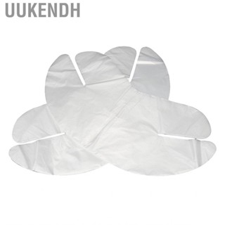 Uukendh 200pcs Plastic Beauty Neck  Disposable Transparent Sheet DIY Moisturizing Locking Film