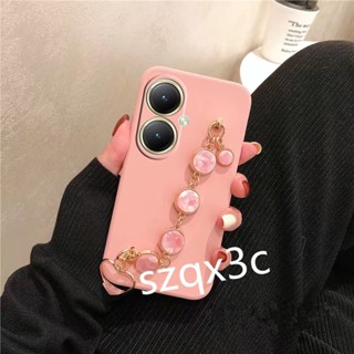 พร้อมส่ง ใหม่ เคสโทรศัพท์มือถือ ซิลิโคนนิ่ม TPU พร้อมสายคล้อง ลายหัวใจ สําหรับ Vivo Y27 Y78 Y36 V27 V27e 5G 4G 2023 Y27 VIVOY78