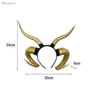 [Colaxi1] ที่คาดผมแกะ สไตล์โกธิค สําหรับคอสเพลย์ ชุดแฟนซี การแสดงบนเวที