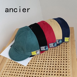 Ancier หมวกเบสบอลแฟชั่น แนวสตรีท ฮิปฮอป แนวเรโทร แบบนิ่ม เข้ากับทุกการแต่งกาย