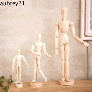 Aubrey1 โมเดลฟิกเกอร์ไม้ รูปศิลปิน ขยับได้ สําหรับตกแต่งบ้าน