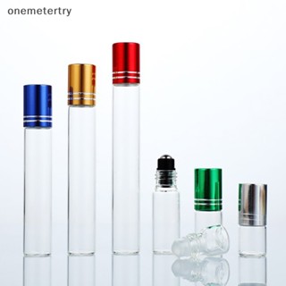 Onem ขวดลูกกลิ้งเปล่า พลาสติก สเตนเลส สําหรับใส่น้ํามัน ของเหลว 10 มล. สุ่มสี