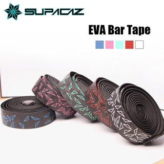 Supacaz เทป PU EVA ดูดซับแรงกระแทก กันลื่น สําหรับแฮนด์บาร์รถจักรยาน 1 คู่