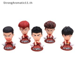 Strongaromatic โมเดลฟิกเกอร์ อนิเมะ Slam Dunk Q Version Big Head ของขวัญ สําหรับตกแต่งรถยนต์ 1 ชุด