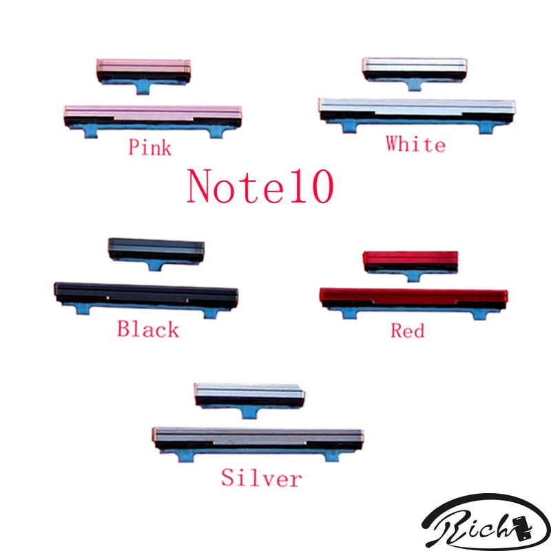 ปุ่มเปิดปิดเสียง ด้านข้าง สําหรับ Samsung Galaxy Note10 N970F N970DS N970 Note 10 Plus N975 N9750