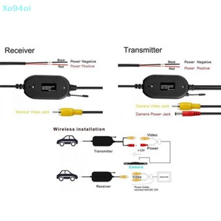 Xo94ol 2.4G เครื่องส่งสัญญาณวิดีโอ และตัวรับสัญญาณไร้สาย สําหรับกล้องมองหลังรถยนต์
 Th