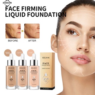 Eelhoe Facial Exquisite Liquid Foundation คอนซีลเลอร์สำหรับผิวติดทนนาน No Makeup Translucent Brightening Skin Color Beauty Base Makeup booboom
