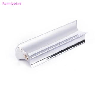 Familywind&gt; สไลด์กีตาร์ สเตนเลส สีเงิน สไตล์ฮาวาย สําหรับกีตาร์