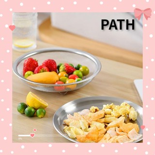 Path ตะกร้ากรองน้ํามัน สเตนเลส อเนกประสงค์ สีเงิน สําหรับบ้าน