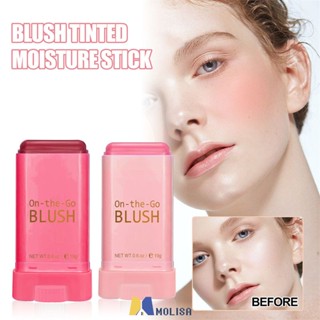 Eelhoe Blush Stick Vitality Smooth Blush Cream Repairing Rouge Blush Cream โมลิซา