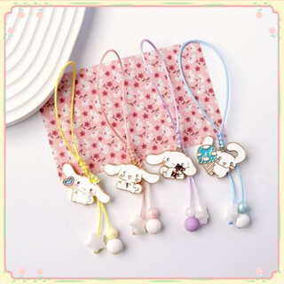 Creative Sanrio Anime Cinnamon Dog Alloy Keychain Key Chain Bag Backpack Pendant Car Accessories Wholesale Girl Gift 【sunny】