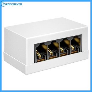 Ev RJ45 เป็น RJ11 ตัวแปลงเครือข่าย สําหรับโทรศัพท์หลายสาย