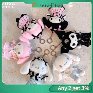 พวงกุญแจ จี้ตุ๊กตา Sanrio Pendent Kuromi Cinnamoroll น่ารัก สําหรับตกแต่งกระเป๋า