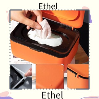 Ethel1 กล่องเก็บทิชชู่เปียก กันฝุ่น สําหรับบ้าน ออฟฟิศ