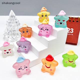 Shakangcool ดาวเรซิ่นเรืองแสง ขนาดเล็ก สําหรับตกแต่งรถยนต์ ตั้งโต๊ะ DIY 2 ชิ้น SGL