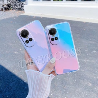 ใหม่ เคสโทรศัพท์มือถือ ซิลิโคนนิ่ม TPU ลาย Caisng สีม่วง เรียบง่าย สําหรับ OPPO Reno10 Pro Plus Pro+ A58 A78 A98 5G 4G 2023 Reno 10 10Pro Reno10Pro+