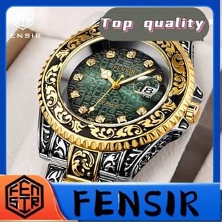 Fensir FENSIR พร้อมส่ง นาฬิกาข้อมือควอตซ์แฟชั่น กันน้ํา สําหรับบุรุษ