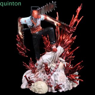 Quinton โมเดลฟิกเกอร์ PVC รูปปั้นอนิเมะ Chainsaw Man สําหรับตกแต่งบ้าน