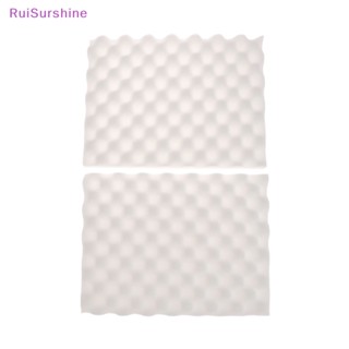 Ruisurshine ใหม่ แผ่นโฟมฟองน้ํารองอบ ลายดอกไม้ สําหรับทําเค้ก ฟองดองท์ น้ําตาล 2 ชิ้น