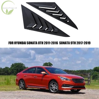 ฝาครอบบานเกล็ดหน้าต่างรถยนต์ ด้านหลัง อุปกรณ์เสริม สําหรับ Hyundai Sonata 8Th 9Th 2011-2019 1 คู่