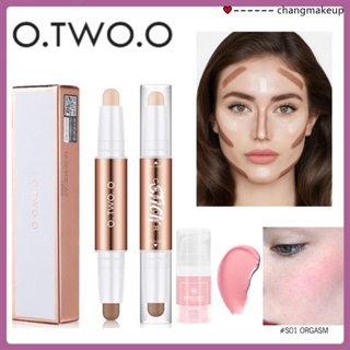 O.two.o Makeup Set Contour Stick Double Head Contour Pen With Liquid Blush Waterproof Matte Finish Highlighters Shadow Contouring Pencil Cosmetics COD