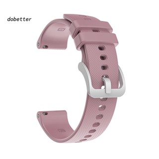 &lt;Dobetter&gt; สายนาฬิกาข้อมือซิลิโคน ลายสก๊อต ยืดหยุ่น 20 มม. 22 มม. สําหรับ Garmin Venu SQ Venu Vivoactive 3 4 Forerunner 245