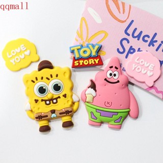 Qqmall กิ๊บติดผม รูปตุ๊กตา SpongeBob 3D DIY สําหรับตกแต่งเครื่องประดับ งานฝีมือ 10 ชิ้น