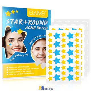 126 Patch Star Heart สิวที่มองไม่เห็น Patch Pimple คอนซีลเลอร์ Face Spot Face Skin Care MOLISA MOLISA