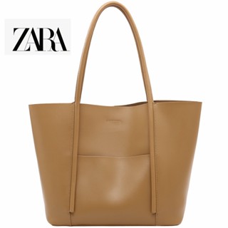 Zara Niche กระเป๋าสะพายไหล่ ทรงโท้ท ขนาดใหญ่ จุของได้เยอะ เหมาะกับใส่ทํางาน สําหรับผู้หญิง