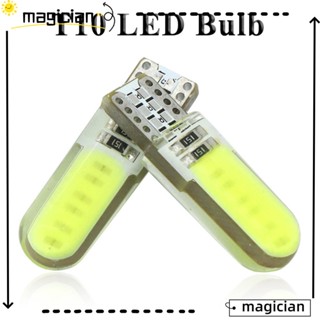 Mag หลอดไฟ COB 12V สีขาว สําหรับติดป้ายทะเบียนรถยนต์ 10 ชิ้น ต่อชุด