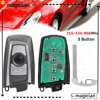 Mag รีโมตกุญแจรถยนต์ 434 Mhz 868 Mhz แบบพกพา ทนทาน สําหรับ BMW 3 5 7 Series