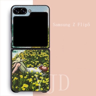 เคสโทรศัพท์มือถือ PC ขอบแข็ง กันกระแทก สําหรับ Samsung Z Flip5