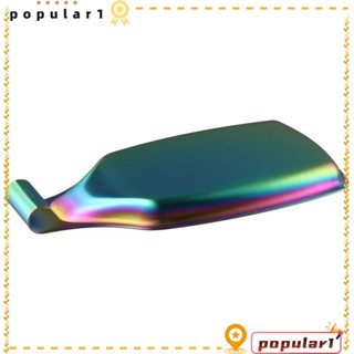 Popular ที่วางช้อน สเตนเลส สีรุ้ง ขนาด 8.26x4.33 นิ้ว สําหรับเครื่องล้างจาน