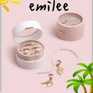 Emilee กล่องใส่เครื่องประดับ สร้อยคอ แหวน ต่างหู แบบพกพา