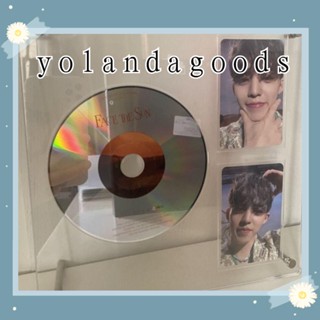 Yola ขาตั้งแสดงแผ่น CD แบบใส 3 นิ้ว สําหรับตกแต่งบ้าน