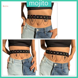 Mojito สายโซ่คาดเอว โลหะผสม ลายผีเสื้อ แมงมุม กุหลาบ เครื่องประดับ สําหรับผู้หญิง