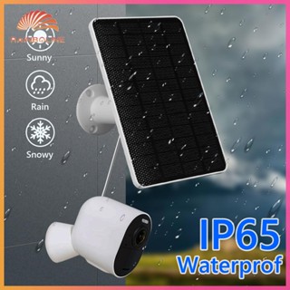 ฝนตก❤  แผงพลังงานแสงอาทิตย์ 10W พร้อมสายชาร์จ ปรับได้ 360 องศา IP65 กันน้ํา สําหรับกล้องรักษาความปลอดภัยกลางแจ้ง