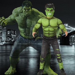 ชุดคอสเพลย์ Hulk Superhero Avengers สําหรับเด็ก