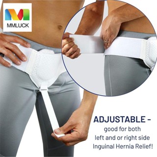 Jenniferdz Hernia Brace เข็มขัดรัดขาหนีบ ปรับได้ ข้างเดียว สีขาว ดํา สําหรับเล่นกีฬา ในห้องคลาสสิค