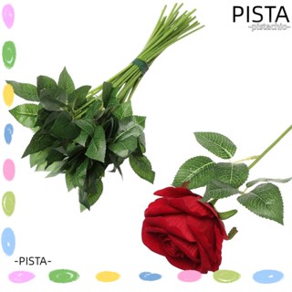 Pista 25 ชิ้น / เซต ดอกไม้ สตั๊บ DIY ลวดเหล็ก ดอกไม้ปลอม ก้านดอกไม้ ตกแต่งสวน ดอกไม้ วิกผม