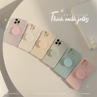 เคสโทรศัพท์มือถือ ลายการ์ตูนน่ารัก สีเหลือง สีเขียว และตัวยึด สําหรับ Apple iPhone 13 12 PROMAX XS 13 PROPHONE 14 78 PLUS 14 PROMAX 14 12 MINI