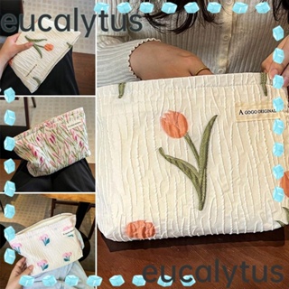 Eucalytus1 กระเป๋าเครื่องสําอาง แบบพกพา สําหรับเดินทาง