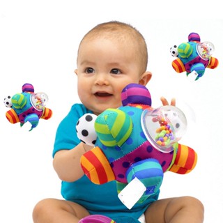 Spot second hair# hand-catching ball Bell ball baby toy bomb ball texture ball color ball ring bell baby cloth ball hands and feet training ball 8.cc