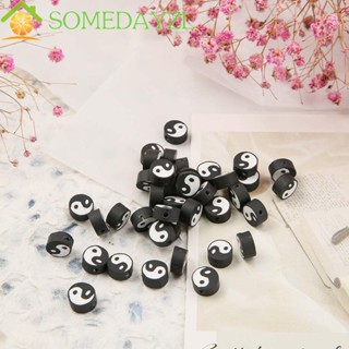 Somedayzl Tai Chi ลูกปัด หลากสี แฮนด์เมด สร้อยคอ สร้อยข้อมือ ต่างหู ทรงกลม เย็บปักถักร้อย ลูกปัด