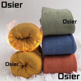Osier1 ถุงเท้าบูทลําลอง ยาวถึงเข่า สีพื้น สําหรับผู้หญิง