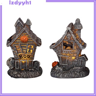 [JoyDIY] บ้านผีสิงจิ๋ว พร้อมไฟกลางคืน สําหรับตกแต่งบ้านผีสิง ฮาโลวีน